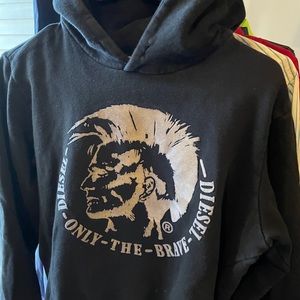 Men’s Diesel logo hoodie small